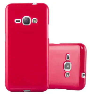 CADORABO Ohišje, združljiv s Samsungom v Jelly Red - Zaščitni pokrov, narejen iz fleksibilnega silikona TPU