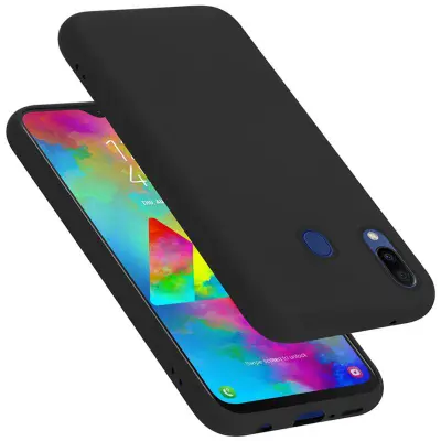 Cadorabo Case, združljiv s Samsungom v tekoči črni barvi - zaščitni pokrov iz fleksibilnega silikona TPU