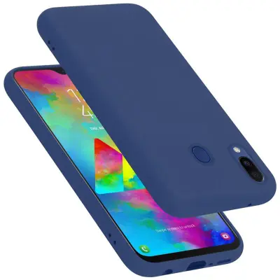 Cadorabo Case, združljiv s Samsungom v tekoči modro - zaščitni pokrov, narejen iz fleksibilnega silikona TPU