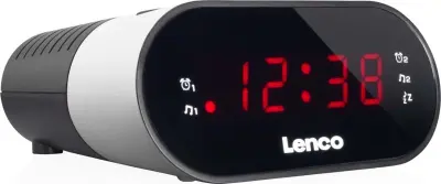 Lenco Uhrenradio CR-07 White