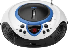 LENCO UKW-RAdio CD/MP3 Tragbar SCD-38 USB Blue