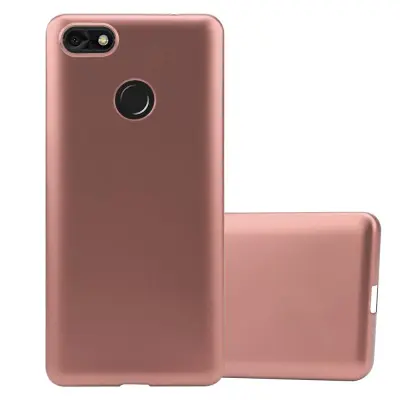 CADORABO primera, združljiv s Huawei v kovinski rosă ‰ Gold - zaščitni pokrov, narejen iz fleksibilnega silikona TPU