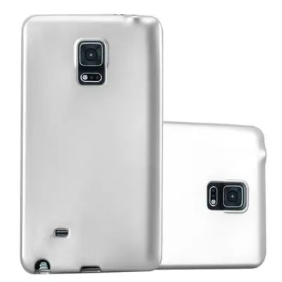 Cadorabo Case, združljiv s Samsungom v kovinskem srebru - zaščitni pokrov, narejen iz fleksibilnega silikona TPU