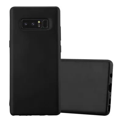 Cadorabo Case, združljiv s Samsungom v kovinski črni barvi - zaščitni pokrov iz fleksibilnega silikona TPU