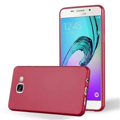 CADORABO Ohišje, združljiv s Samsungom v kovinsko rdeči - zaščitni pokrov, narejen iz fleksibilnega silikona TPU