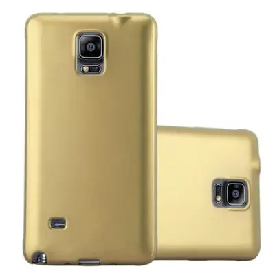 Cadorabo Case, združljiv s Samsungom v kovinskem zlatu - zaščitni pokrov, narejen iz fleksibilnega silikona TPU