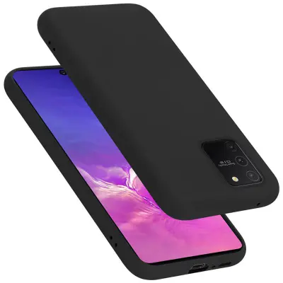 Cadorabo Case, združljiv s Samsungom v tekoči črni barvi - zaščitni pokrov iz fleksibilnega silikona TPU