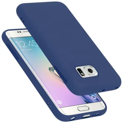 Cadorabo Case, združljiv s Samsungom v tekoči modro - zaščitni pokrov, narejen iz fleksibilnega silikona TPU