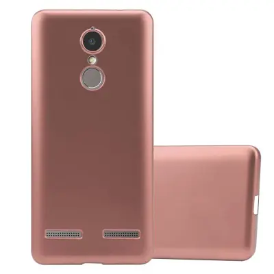 CADORABO CARE, združljiv z Lenovo v kovinskem rosă ‰ Gold - zaščitni pokrov, narejen iz fleksibilnega silikona TPU