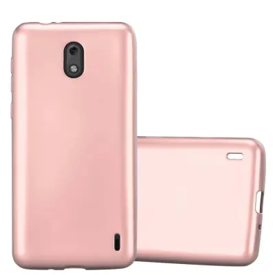 CADORABO primera, združljiv z Nokia v kovinski rosă ‰ Gold - zaščitni pokrov iz fleksibilnega silikona TPU