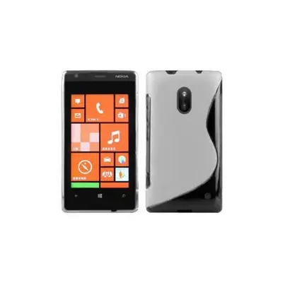 Primer Cadorabo, združljiv z Nokia v pol prozorni - zaščitni pokrov, narejen iz fleksibilnega silikona TPU