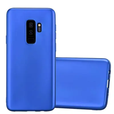 Cadorabo Case, združljiv s Samsungom v kovinsko modri - zaščitni pokrov, narejen iz fleksibilnega silikona TPU