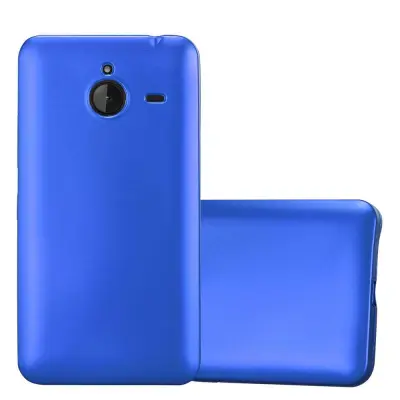 Cadorabo Case, združljiv z Nokia v kovinsko modri - zaščitni pokrov, narejen iz fleksibilnega silikona TPU