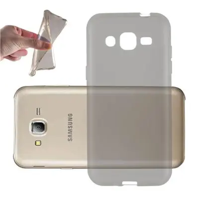 Cadorabo Case, združljiv s Samsungom v prozornem črnem - zaščitnem pokrovu, narejen iz fleksibilnega silikona TPU