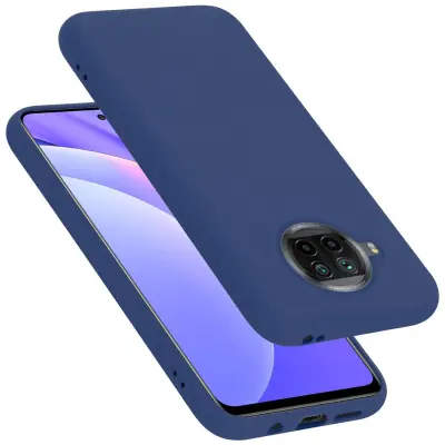 CADORABO Ohišje, združljiv s Xiaomi v tekoči modri barvi - zaščitni pokrov iz fleksibilnega silikona TPU