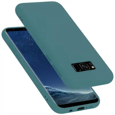 CADORABO Ohišje, združljiv s Samsungom v tekoči zeleni barvi - zaščitni pokrov iz fleksibilnega silikona TPU