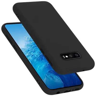 Cadorabo Case, združljiv s Samsungom v tekoči črni barvi - zaščitni pokrov iz fleksibilnega silikona TPU