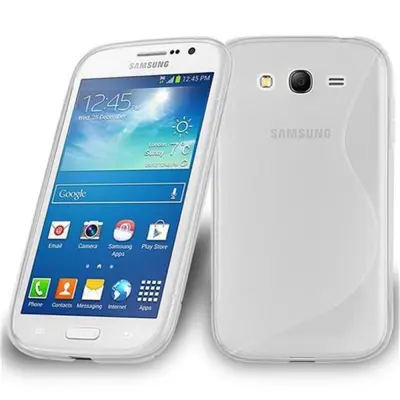 Cadorabo Case, združljiv s Samsungom v pol prozorni - zaščitni pokrov iz fleksibilnega silikona TPU
