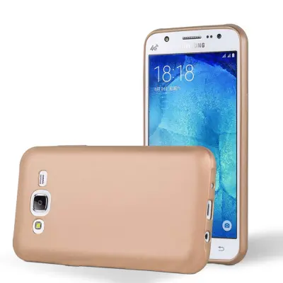CADORABO CARE, združljiv s Samsungom v kovinskem rosă ‰ Gold - zaščitni pokrov iz fleksibilnega silikona TPU