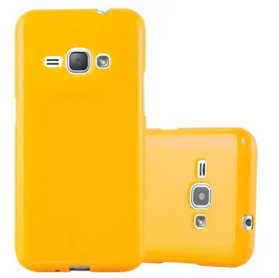 CADORABO Ohišje, združljiv s Samsungom v Jelly Yellow - Zaščitni pokrov, narejen iz fleksibilnega silikona TPU