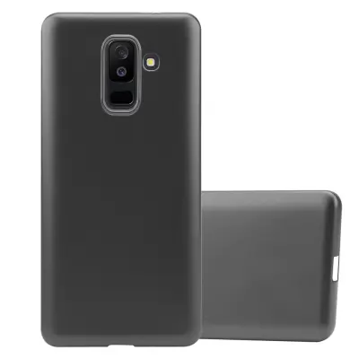 Cadorabo Case, združljiv s Samsungom v kovinsko sivi - zaščitni pokrov iz fleksibilnega silikona TPU