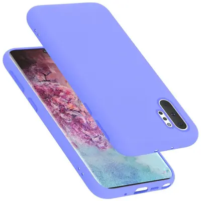CADORABO Ohišje, združljiv s Samsungom v tekoči lahki vijolični barvi - zaščitni pokrov iz fleksibilnega silikona TPU