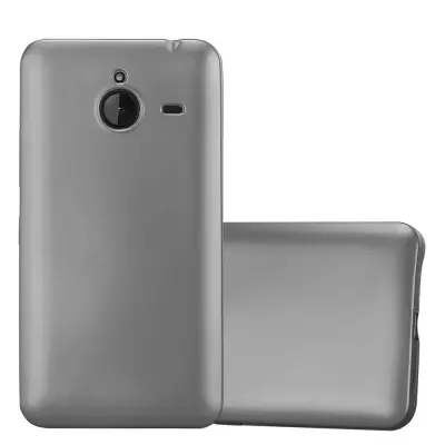 Cadorabo Case, združljiv z Nokia v kovinsko sivi - zaščitni pokrov, narejen iz fleksibilnega silikona TPU