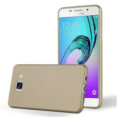 Cadorabo Case, združljiv s Samsungom v kovinskem zlatu - zaščitni pokrov, narejen iz fleksibilnega silikona TPU