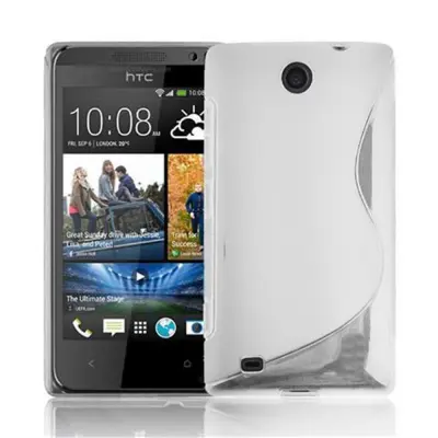 CADORABO Ohišje, združljiv s HTC v Sneguljčici - Zaščitni pokrov iz fleksibilnega silikona TPU