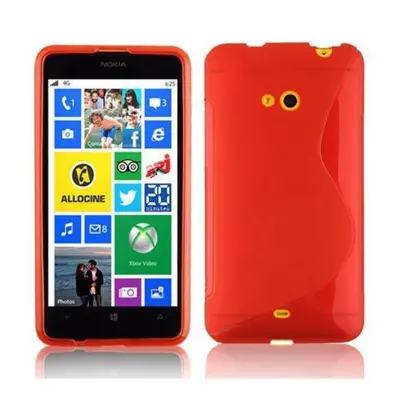 Cadorabo Case, združljiv z Nokia v Candy Apple Red - Zaščitni pokrov iz fleksibilnega silikona TPU