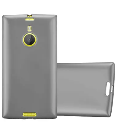Cadorabo Case, združljiv z Nokia v kovinsko sivi - zaščitni pokrov, narejen iz fleksibilnega silikona TPU