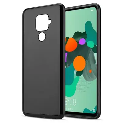 Cadorabo Case, združljiv s Huawei v črni barvi - zaščitni pokrov iz fleksibilnega silikona TPU