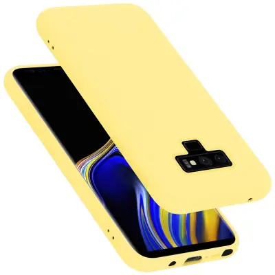 Cadorabo ohišje, združljiv s Samsungom v tekoči rumeni - zaščitni pokrov, narejen iz fleksibilnega silikona TPU