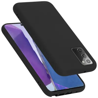 Cadorabo Case, združljiv s Samsungom v tekoči črni barvi - zaščitni pokrov iz fleksibilnega silikona TPU