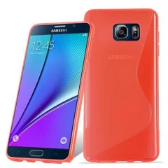 Cadorabo Case, združljiv s Samsungom v Candy Apple Red - Zaščitni pokrov iz fleksibilnega silikona TPU