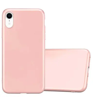 Cadorabo Case, združljiv z Apple v kovinskem rosă ‰ Gold - zaščitni pokrov iz fleksibilnega silikona TPU