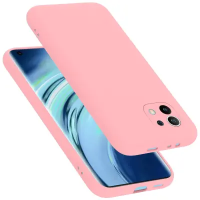 Cadorabo Case, združljiv s Xiaomi v tekoči roza barvi - zaščitni pokrov iz fleksibilnega silikona TPU