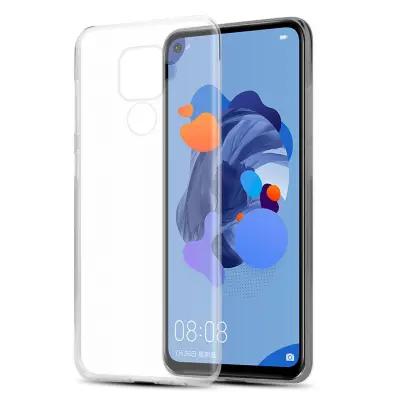 Cadorabo Case, združljiv s Huawei v popolnoma prozorni - zaščitni pokrov, narejen iz fleksibilnega silikona TPU