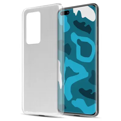 Cadorabo Case, združljiv s Huawei v popolnoma prozorni - zaščitni pokrov, narejen iz fleksibilnega silikona TPU