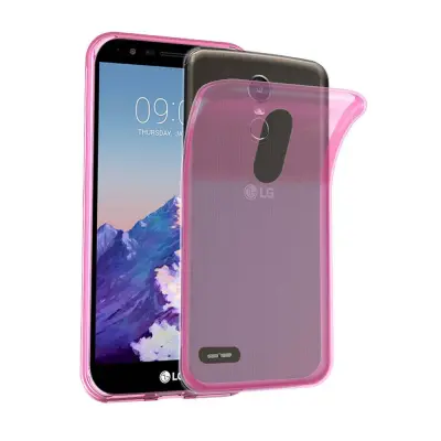 Cadorabo Case, združljiv z LG -jem v prozorni roza - zaščitni pokrov iz fleksibilnega silikona TPU