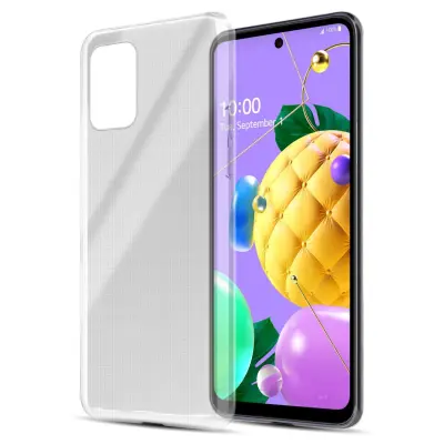 Cadorabo Case, združljiv z LG v popolnoma prozorni - zaščitni pokrov, narejen iz fleksibilnega silikona TPU