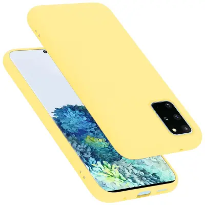 Cadorabo ohišje, združljiv s Samsungom v tekoči rumeni - zaščitni pokrov, narejen iz fleksibilnega silikona TPU