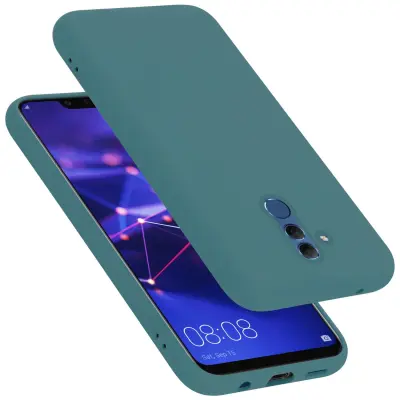 CADORABO Ohišje, združljiv s Huawei v tekoči zeleni barvi - zaščitni pokrov iz fleksibilnega silikona TPU