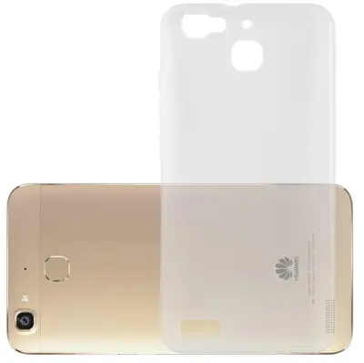 Cadorabo Case, združljiv s Huawei v popolnoma prozorni - zaščitni pokrov, narejen iz fleksibilnega silikona TPU
