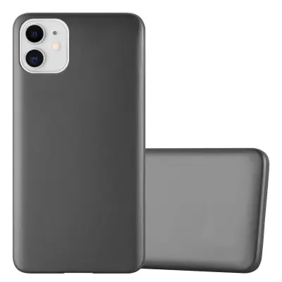 Cadorabo Case, združljiv z Apple v kovinsko sivi - zaščitni pokrov, narejen iz fleksibilnega silikona TPU