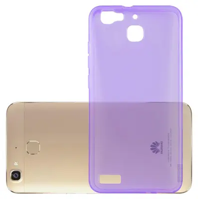 Cadorabo Case, združljiv s Huawei v prozorno vijolični - zaščitni pokrov iz fleksibilnega silikona TPU