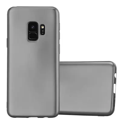 Cadorabo Case, združljiv s Samsungom v kovinsko sivi - zaščitni pokrov iz fleksibilnega silikona TPU
