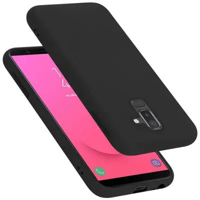 Cadorabo Case, združljiv s Samsungom v tekoči črni barvi - zaščitni pokrov iz fleksibilnega silikona TPU