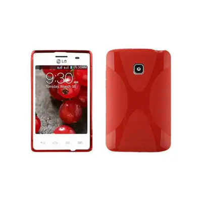 Cadorabo Case, združljiv z LG v Candy Apple Red - Zaščitni pokrov iz fleksibilnega silikona TPU