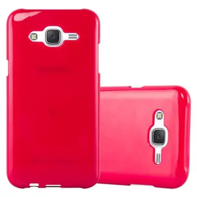 CADORABO Ohišje, združljiv s Samsungom v Jelly Red - Zaščitni pokrov, narejen iz fleksibilnega silikona TPU